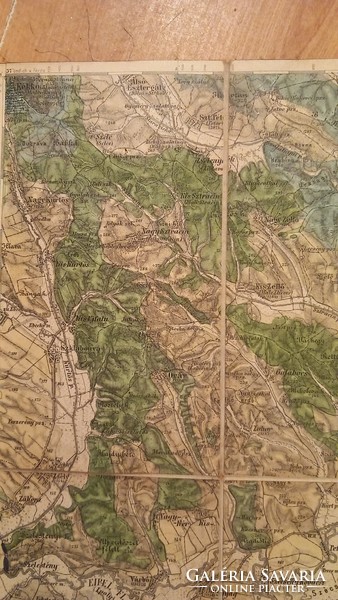 1885 Salgótarján and its surroundings (Szécsény, etc.) Military map k.U.K.