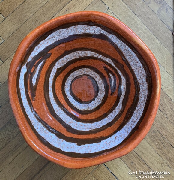 Géza Gorka (1894-1971) sun bowl (around 1960) / 28x26x13 /