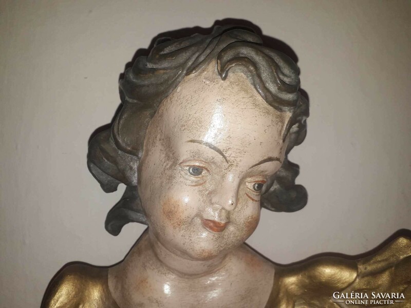 Wood carving / putto - angel