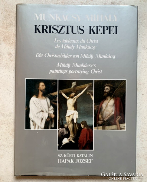 Munkácsy Mihály Krisztus-képei - háromnyelvű, kb. A/4-es méretű album