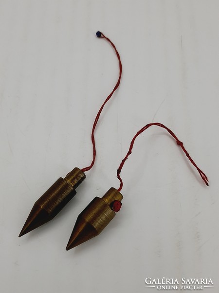 Old copper pendulums, 2 in one