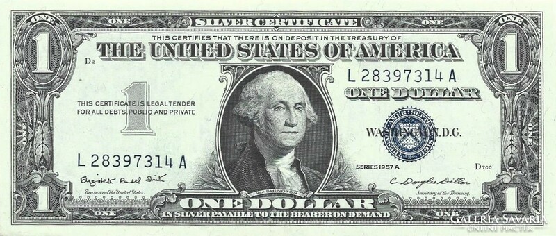1 dollár 1957 A USA UNC