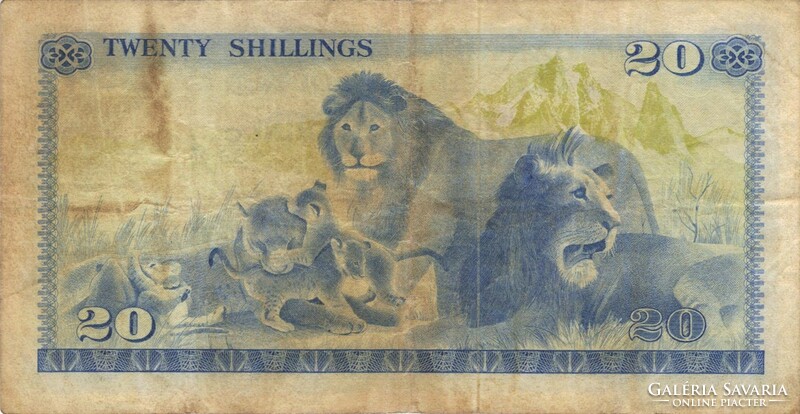 20 shilingi 1978 Kenya