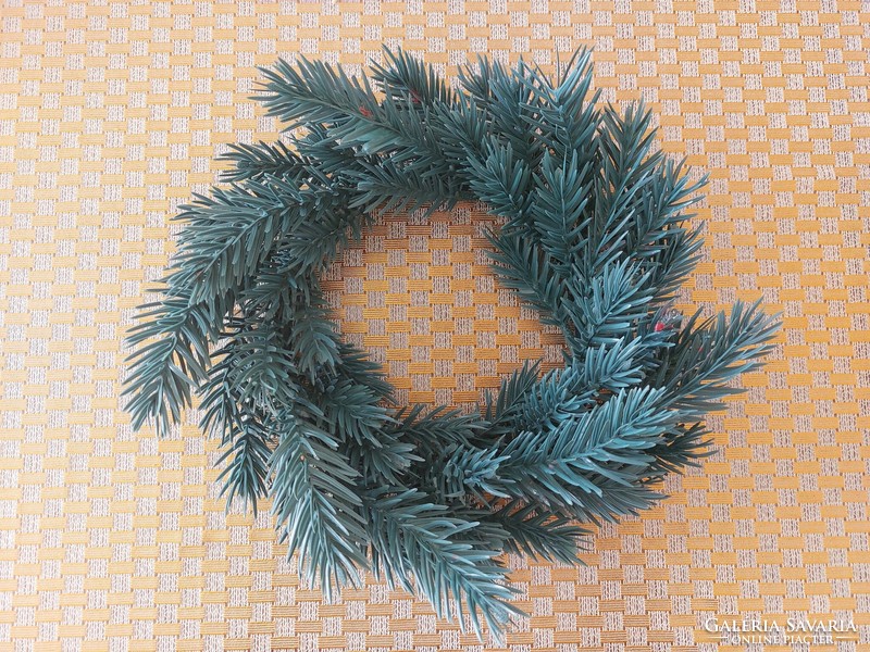 Christmas green artificial pine wreath
