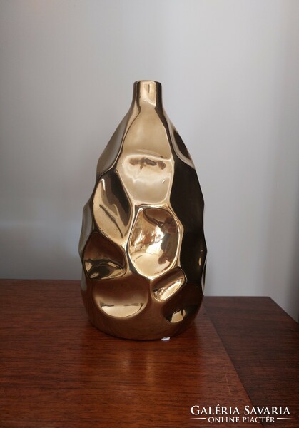 Christmas gold decor vase ceramic vase