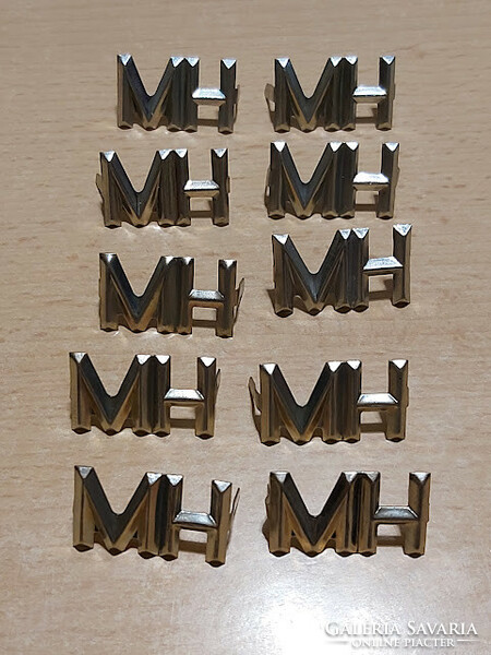 10 pieces of 5 pairs of mh letters for a shoulder sheet #
