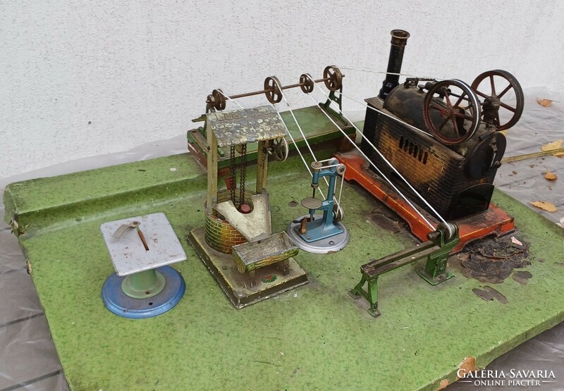 Steam engine model, model, steam machine, with machines