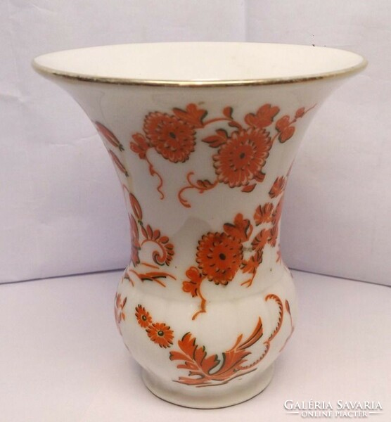 A beyer & bock vase with a special pattern from Germany, a unique antique artefact rarity