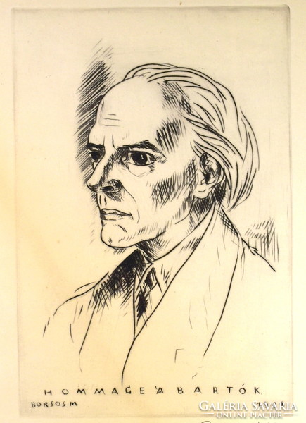 Miklós Borsos (1906-1991) hommage 'a bartók 1981