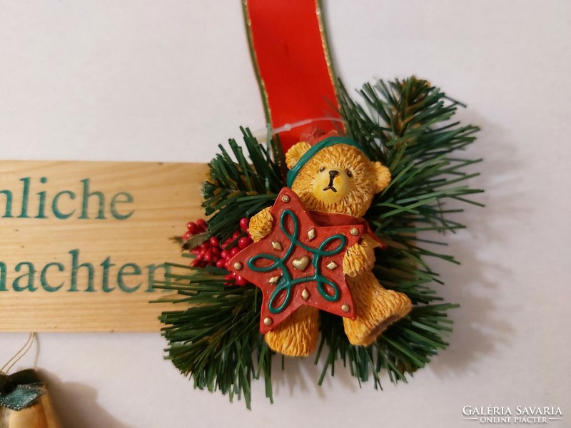 Christmas hanging bell ornament 25 cm