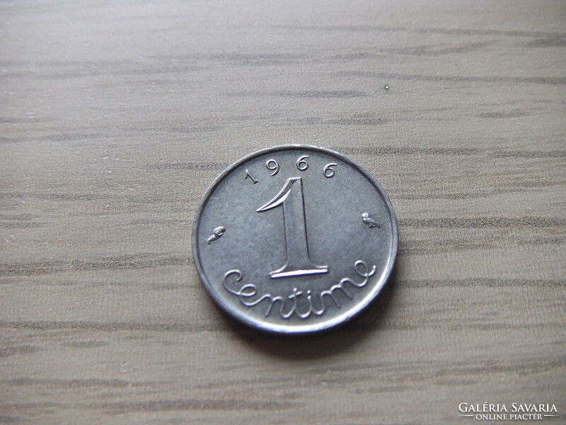 1 Centimes 1966   Franciaország