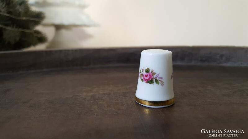 Angol Royal Albert,Lavender Rose porcelán gyűszű