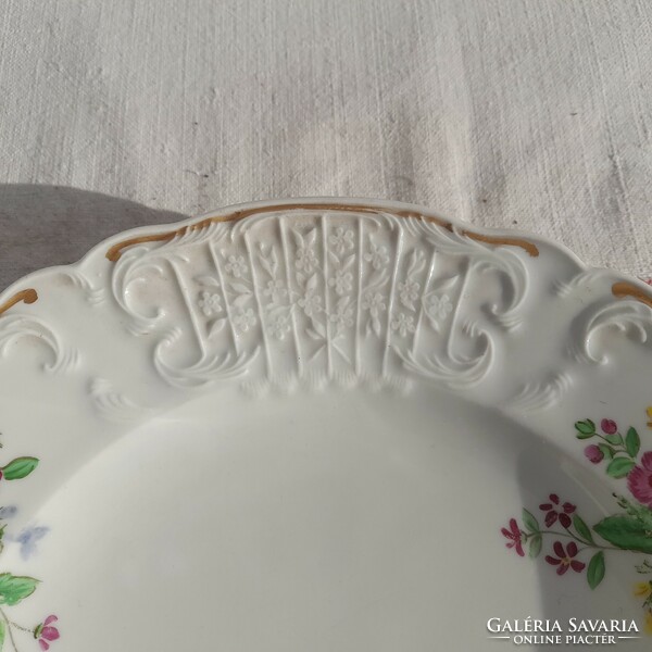 ALT WIEN porcelán tányérok, 1848-1850-ből, korabeli biedermeyer, 173-175 évesek!