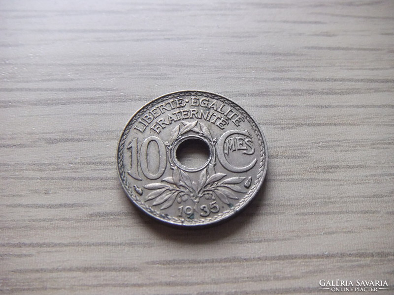 10 Centimes 1935   Franciaország