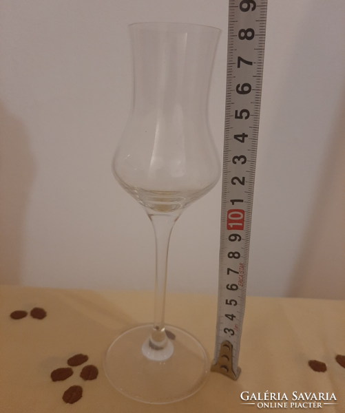 Pálinkás talpas pohár 18,3 cm
