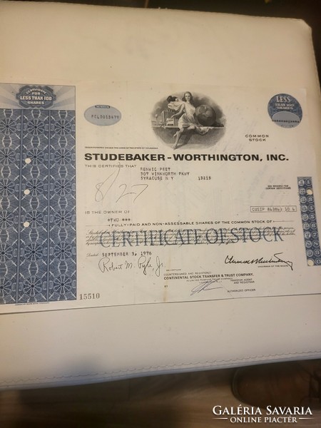 Studebaker car stock original