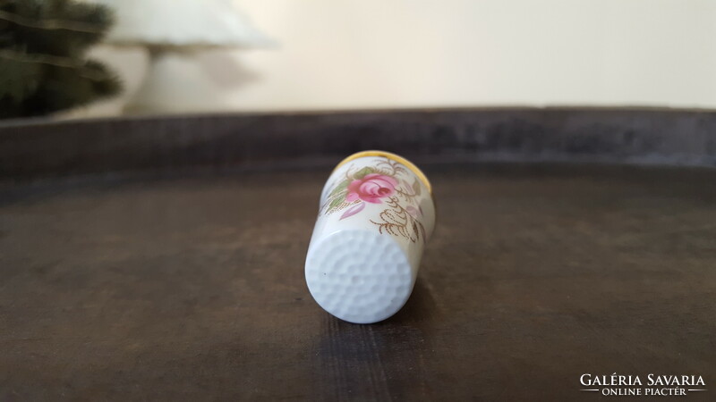 English royal albert, lavender rose porcelain thimble