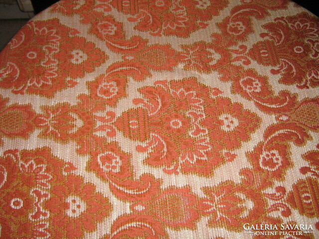 Beautiful baroque floral patterned woven tablecloth or bedspread