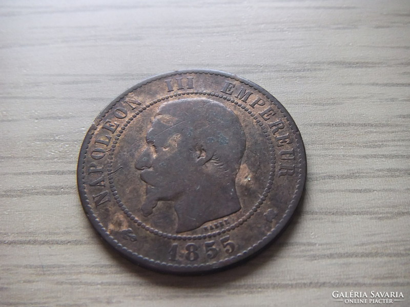 10 Centimes 1855   ( K )   Franciaország