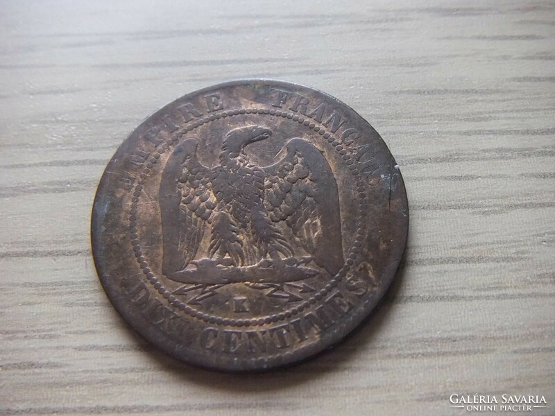 10 Centimes 1855 ( k ) France