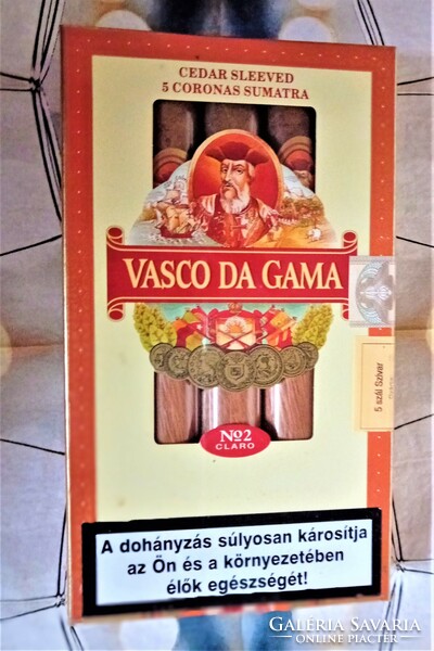 Very nice vasco de gama sumatra cigar in a hard box, doubly protected