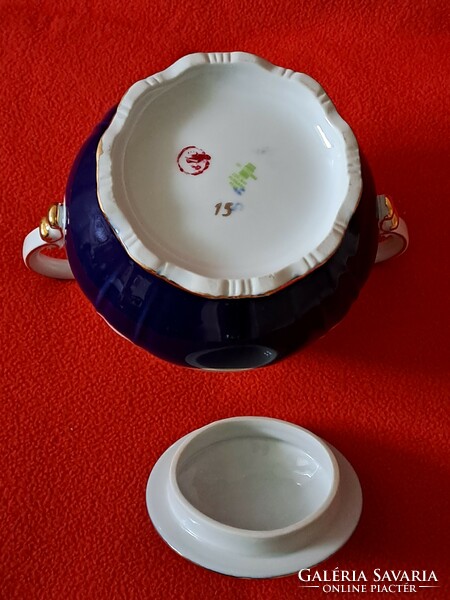 Flawless! Zsolnay pompadour iii for sugared / sugared tea set