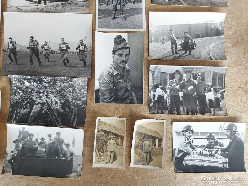 Korabeli katonafotók- fényképek. 21 db egyben! - 574