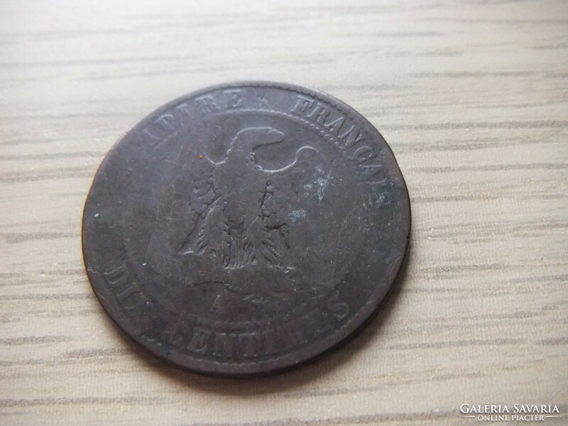 10 Centimes 1853   ( A )   Franciaország