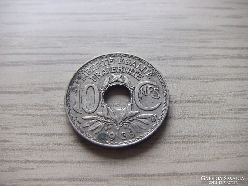 10 Centimes 1936 France