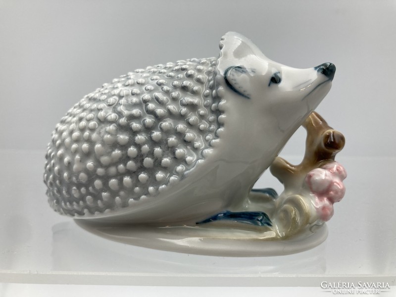 Flawless Zsolnay porcelain hedgehog