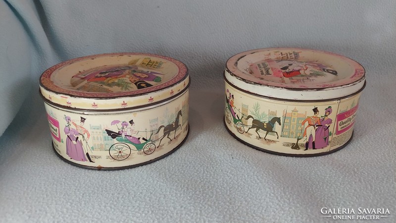 Mackintosh's quality street tin boxes
