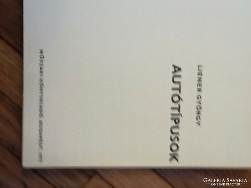 Liener György Autótípusok 1971 - műszaki könyvkiadó