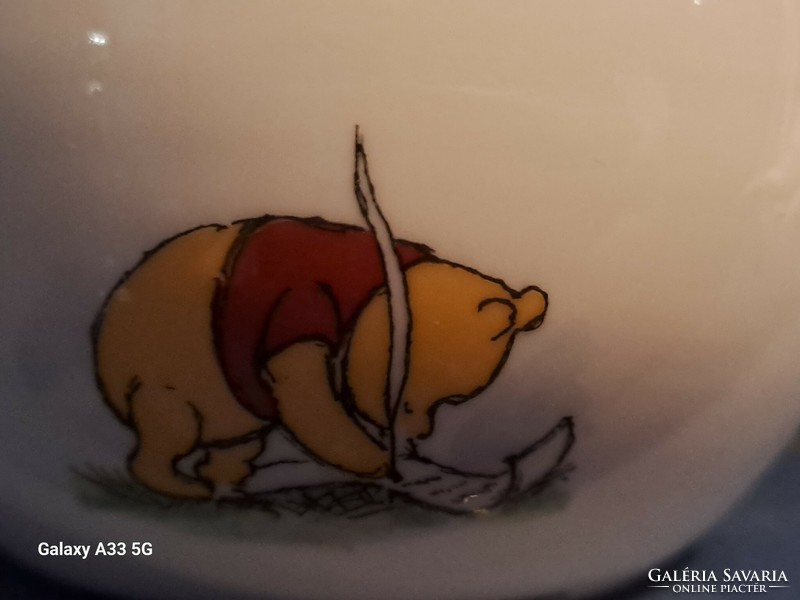 Royal doulton disney English children's porcelain Winnie the Pooh with decor bush Winnie the Pooh