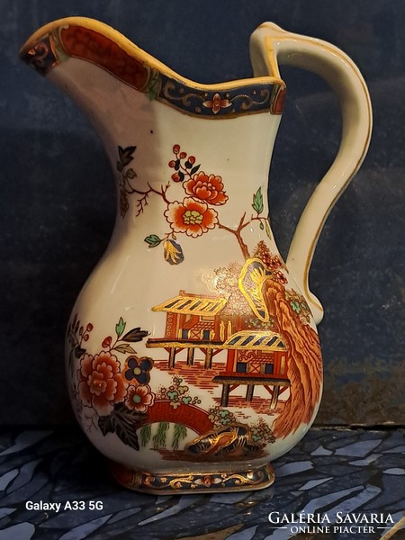 Ironstone china English faience stoneware oriental jug wash jug