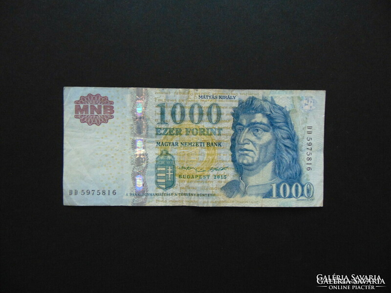 1000 forint 2015 DD