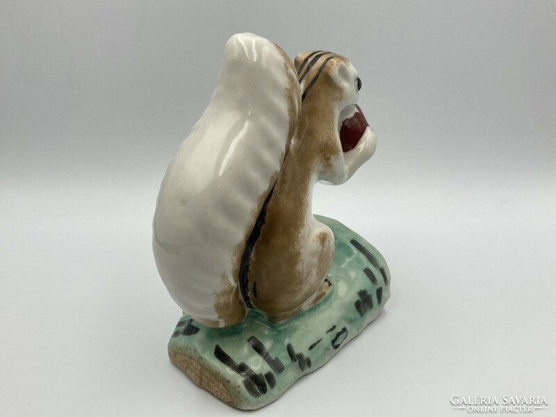 Korean ceramic squirrel with hazelnuts