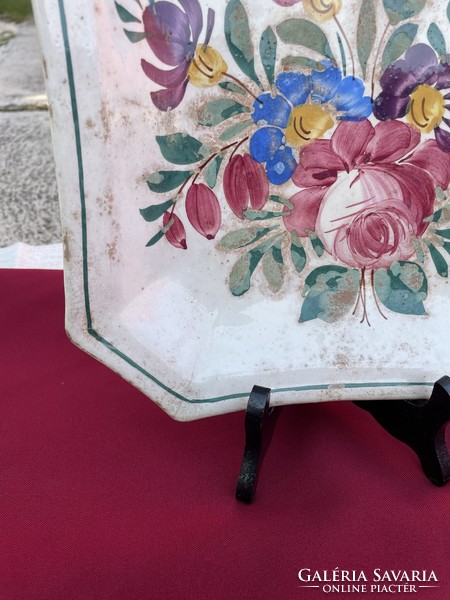 Beautiful old Apatfalva Apatfalva cube offering collector's piece plate heirloom