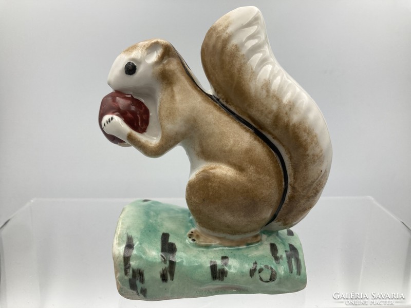 Korean ceramic squirrel with hazelnuts