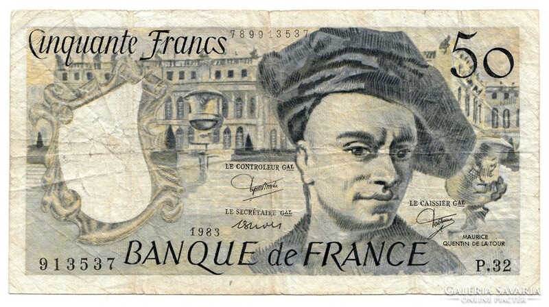 Francia 50 francs 1983 . Posta van , olvass !