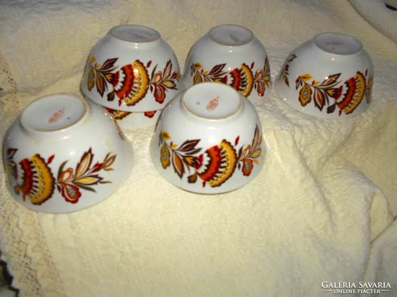 6 Russian hand-painted bowls HUF 1100/pc