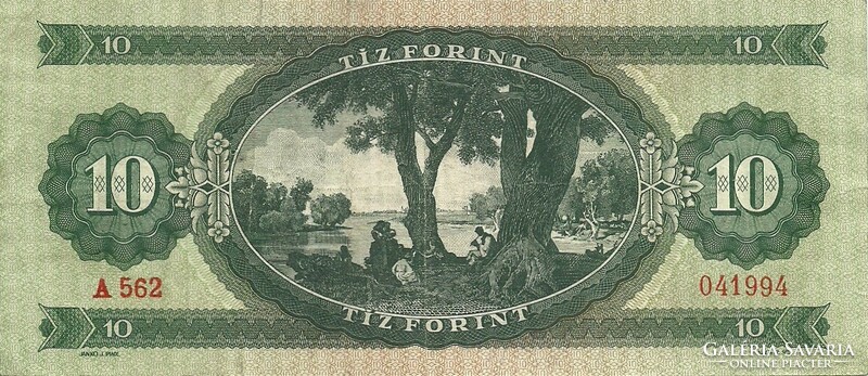 10 forint 1957 4.