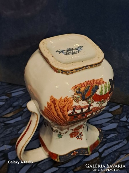 Ironstone china angol fajansz kőporcelán orientális kancsó mosdókancsó