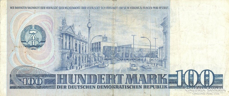 100 márka 1975 NDK Németország