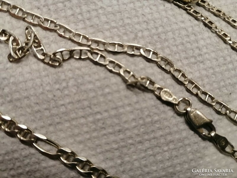 Silver necklace package