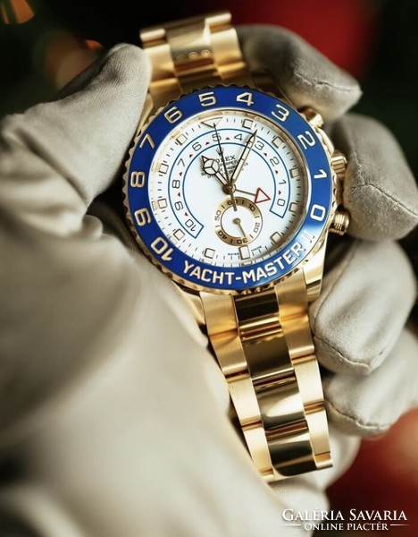 Gold watch rolex yacht master ii. New