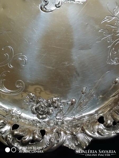 Silver (800 diana) art nouveau serving tray (Vienna) /551.3gr./