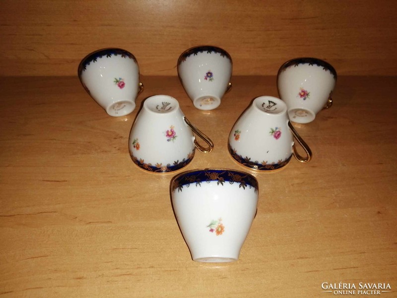 Régi német PM porcelán kávéscsésze 5+1 db egyben (z-1)