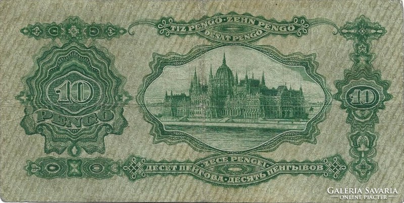 10 Pengő 1929 original holding 1.