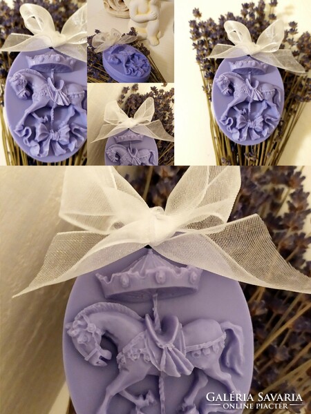 Lavender rocking horse soap