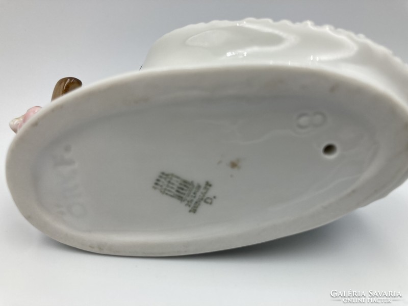 Flawless Zsolnay porcelain hedgehog